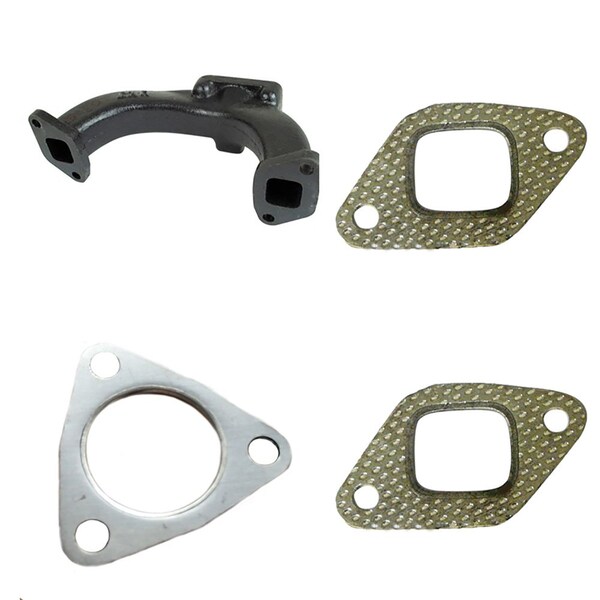 Aic Replacement Parts 72098614 Exhaust Manifold w/ Elbow & Gaskets Fits Massey Ferguson 32805522M91-GASKET-ELBOW - main